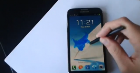 Leaked: Android 4.1.2 on Samsung Galaxy Note II