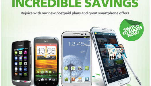 Maxis Phone Bundle Now More Affordable – Note II, S III, One S and Asha 311