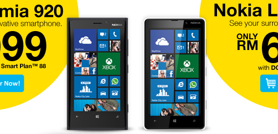 DiGi Unveils Nokia Lumia Pricing, Accepting Preorders, Starts from RM699