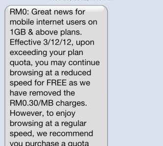 Maxis Now Offering Unlimited Mobile Internet – Removes Charges when Users Exceed Quota