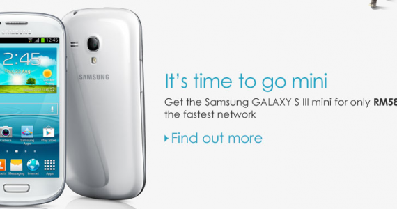 Celcom Adds Samsung Galaxy S III mini to its Packages, From RM588