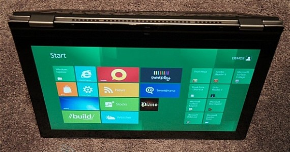 CES 2012: Lenovo Shows off its IdeaPad Yoga, the Windows 8 Laptop/Tablet