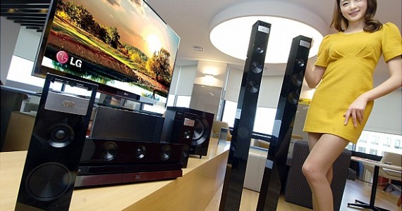 LG Announces Four New 3D Home Theatre Systems for 2012