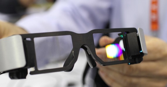 CES 2012: See-through Video Glasses