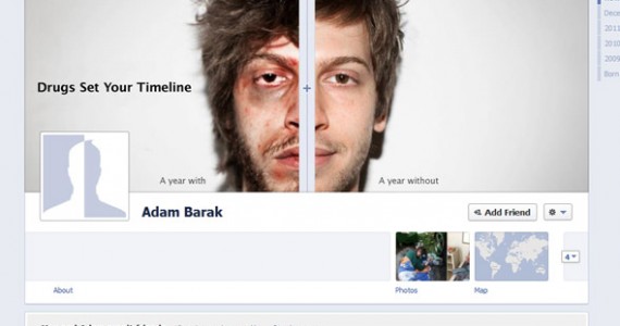 Adam Barak shows the world how bad drugs are on Facebook