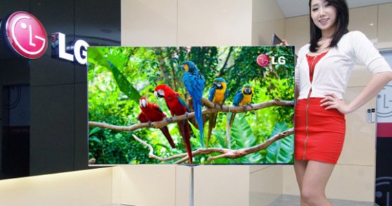 LG to reveal 55-inch borderless OLED TV at CES2012