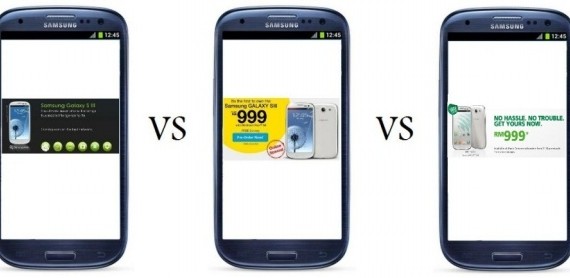 Samsung Galaxy SIII Prices Compared: Maxis, Celcom And DiGi