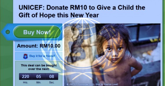 Groupon launches “Groupon for Children” to aide UNICEF