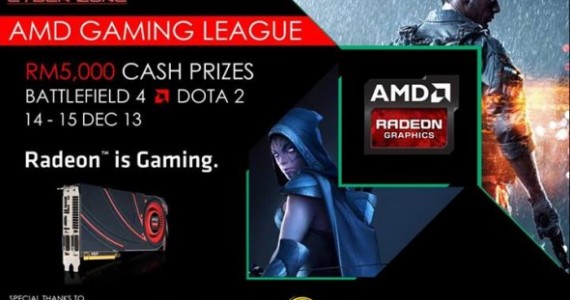 Invasion – AMD Gaming League Featuring Battlefield 4 and Dota 2: RM 5000 Cash Up On The Line