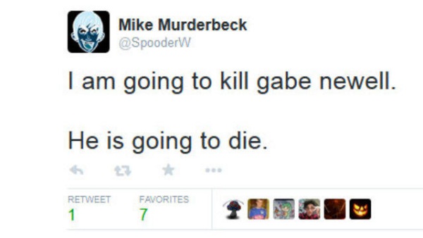Dev Tweets Death Threat to Gabe Newell, Game Gets Removed from Steam