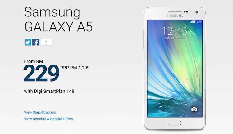 Digi Now Offering The Samsung Galaxy A5 From Rm229 Lowyat Net