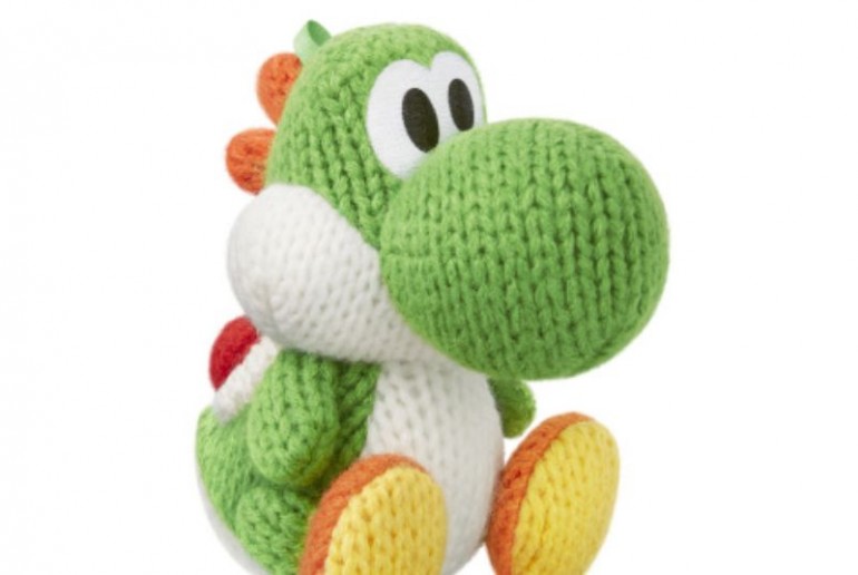 wool yoshi amiibo