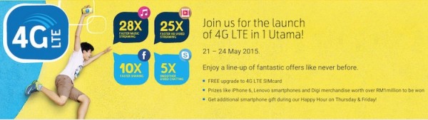 Digi 1 Utama Launch Promotion