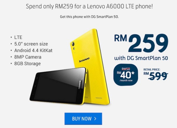 Digi MyCyberSale Lenovo A6000