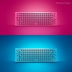 Mi Bluetooth Speaker Pink and Blue