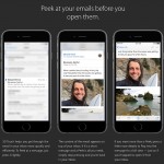 iPhone 6s 3D Touch Peek Emails