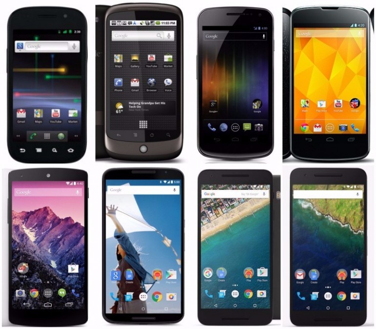The Evolution of Nexus Smartphones Over the Years