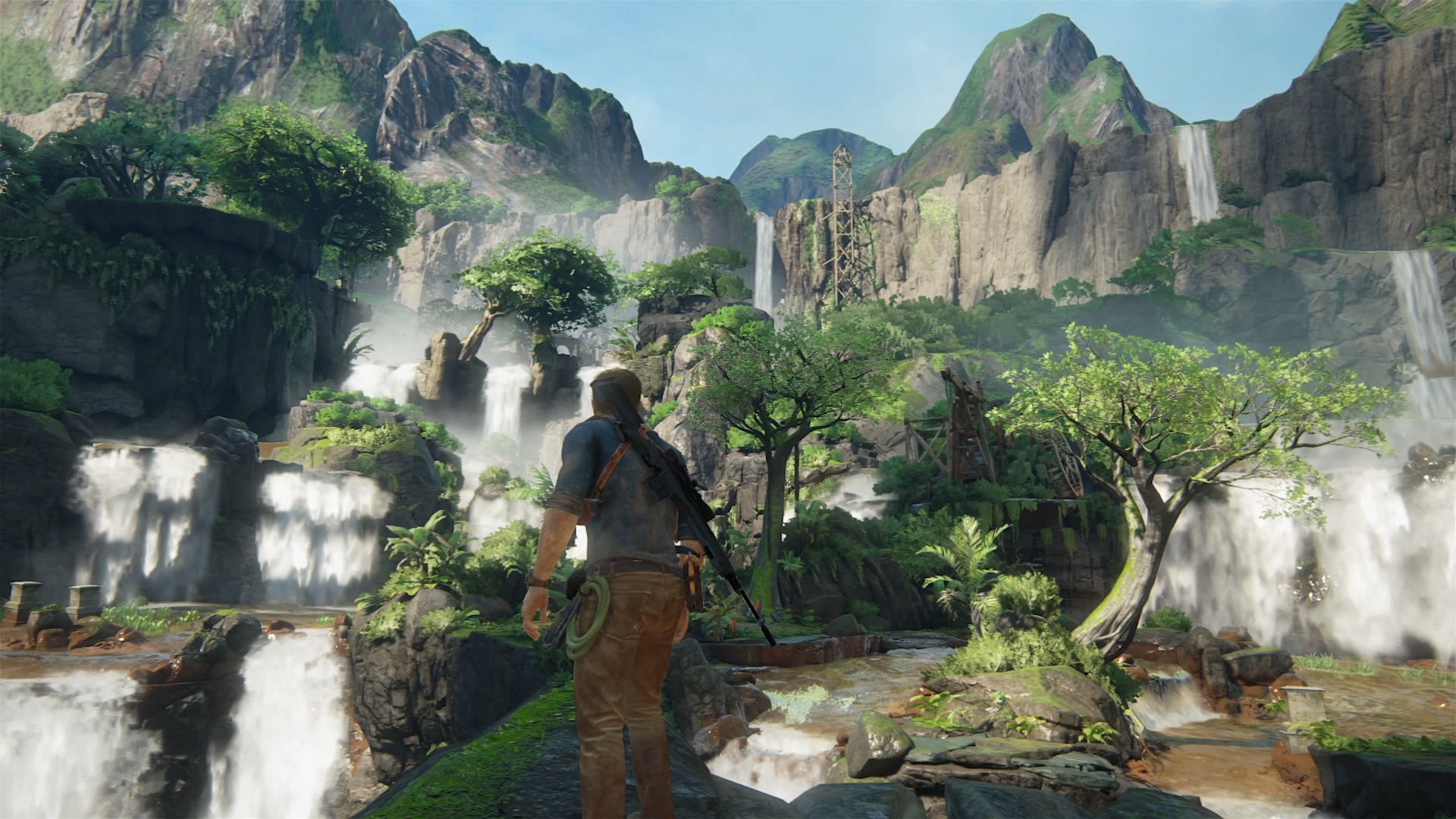 Uncharted 4 gameplay trailer includes mini family reunion