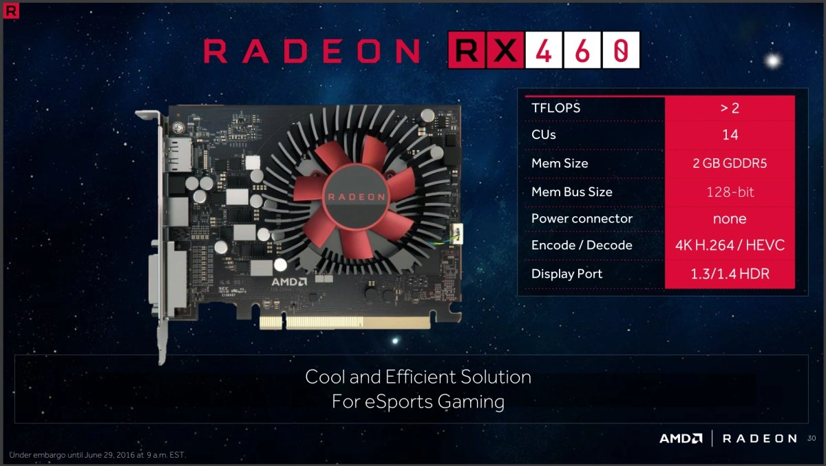 Amd radeon store rx 460 graphics