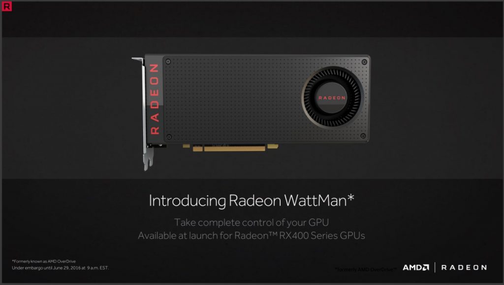 Radeon wattman по умолчанию были восстановлены windows 10