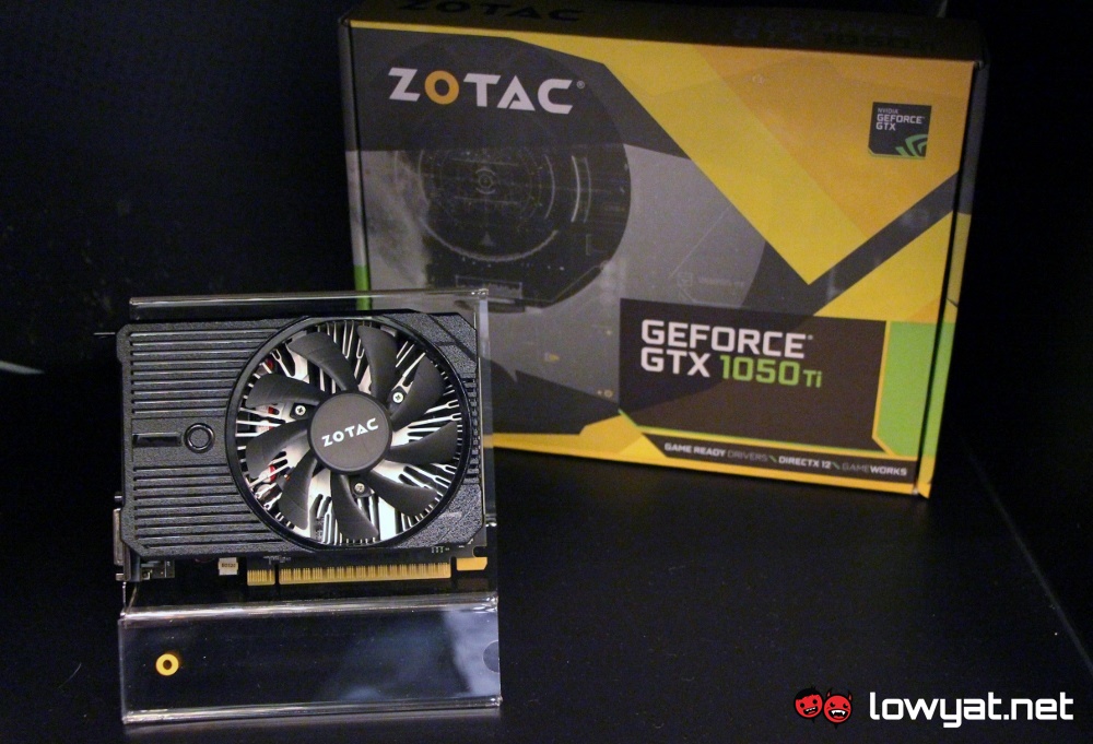 ZOTAC GeForce GTX 1050 Ti Cards Now 