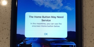 iPhone 7 Home Button Error Message