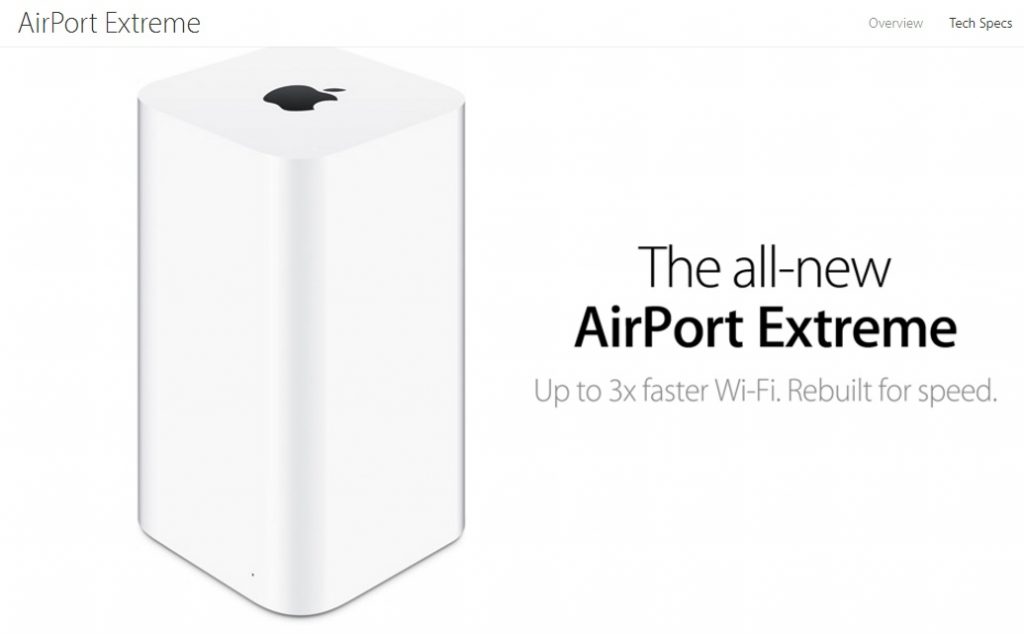 apple airport extreme router hack
