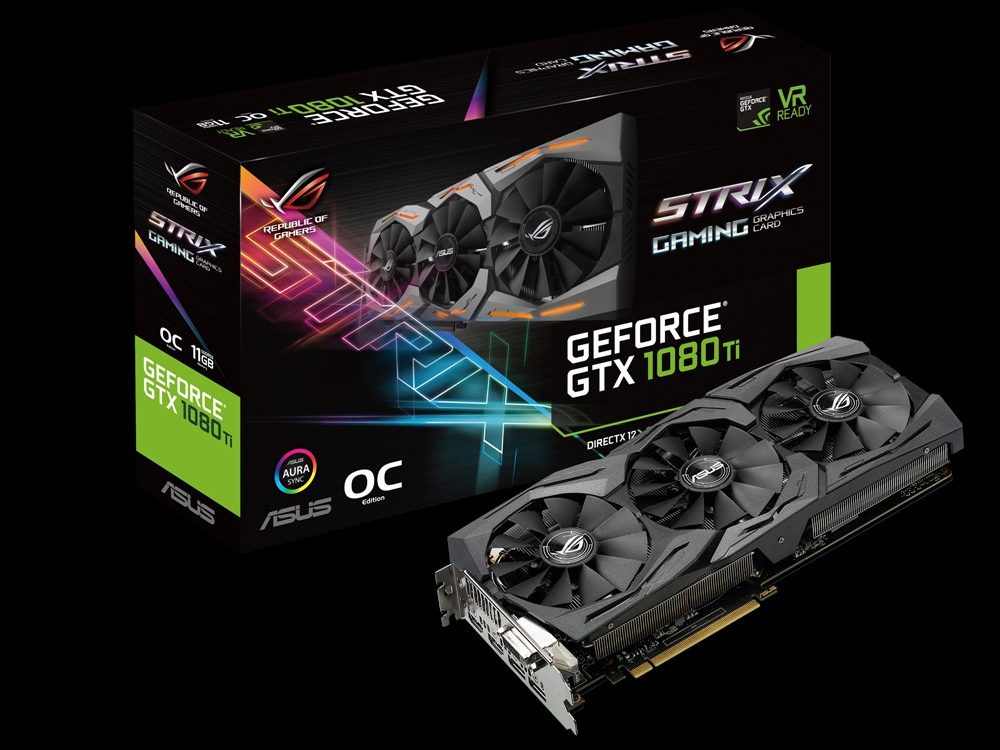 ASUS GeForce GTX 1080 Ti Cards Are Now 