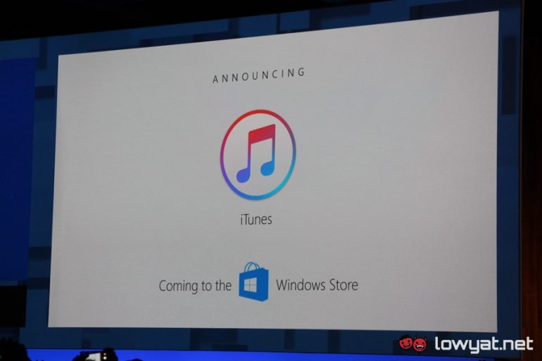 itunes from microsoft store