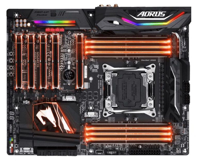 Gigabyte x299 aorus gaming 7 обзор