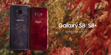 galaxy s8 burgundy red 1