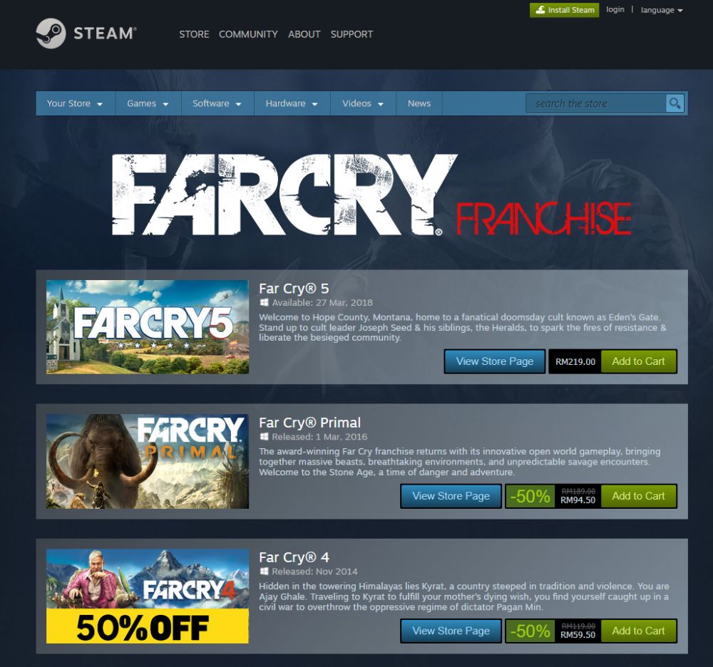 Ubisoft S Far Cry Franchise Is This Weekend S Steam Deal Lowyat Net