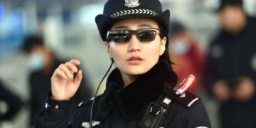 china police facial recognition glasses