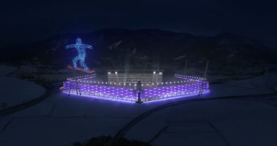 Intel’s Impressive Winter Olympics Light Show Featured 1,218 Drones