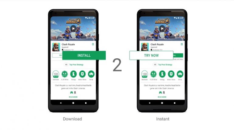 Google Play Instant Allows Users To Play Games Before Downloading