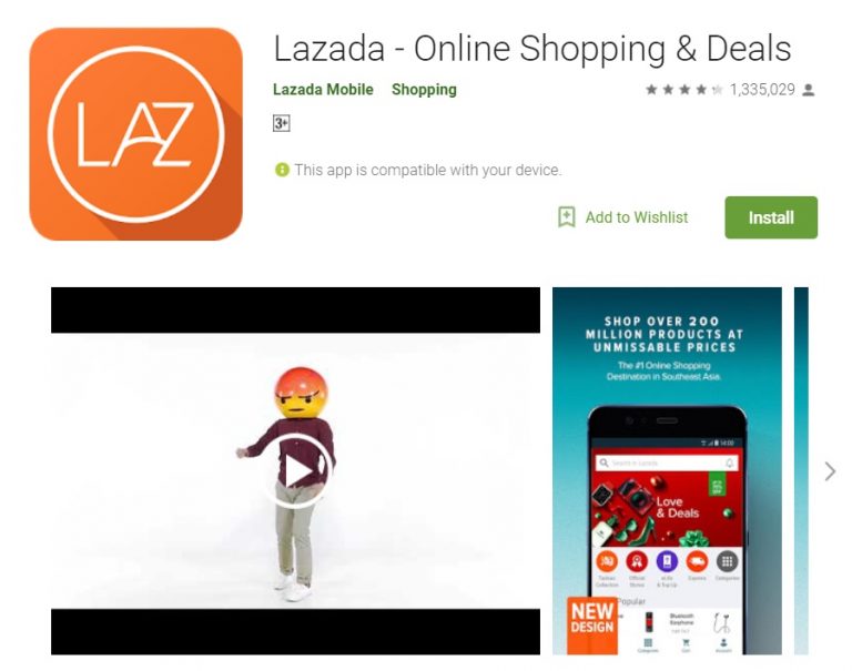 Приложение lazada на android что это