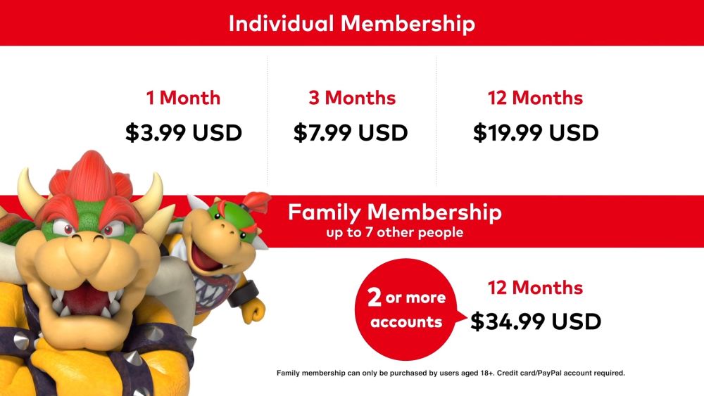 Nintendo Family Account