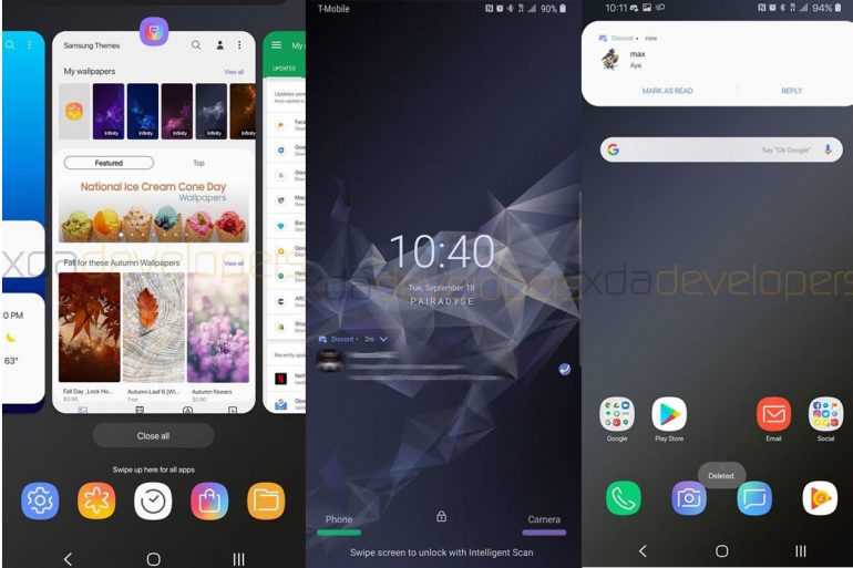 samsung galaxy note 9 one ui 3.0