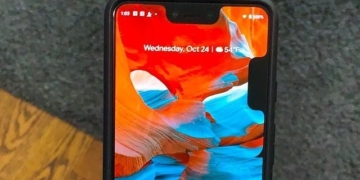 Google Pixel 3 XL extra notch