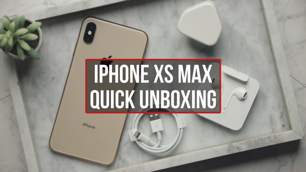 iPhone Xs Max - UNBOXING & REVIEW! 