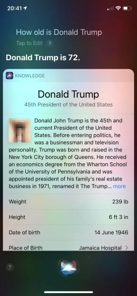 Siri Displays Image of Male Genitilia When Asked About Donald Trump - 93