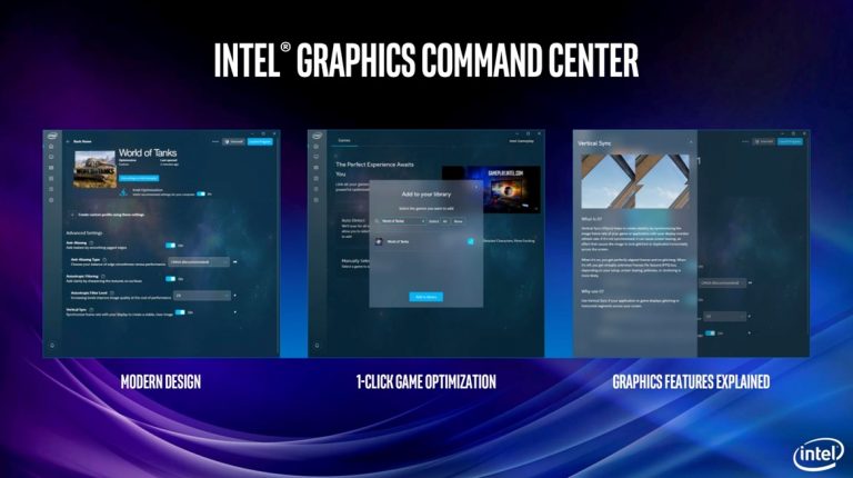 intel graphics command center best settings for gaming