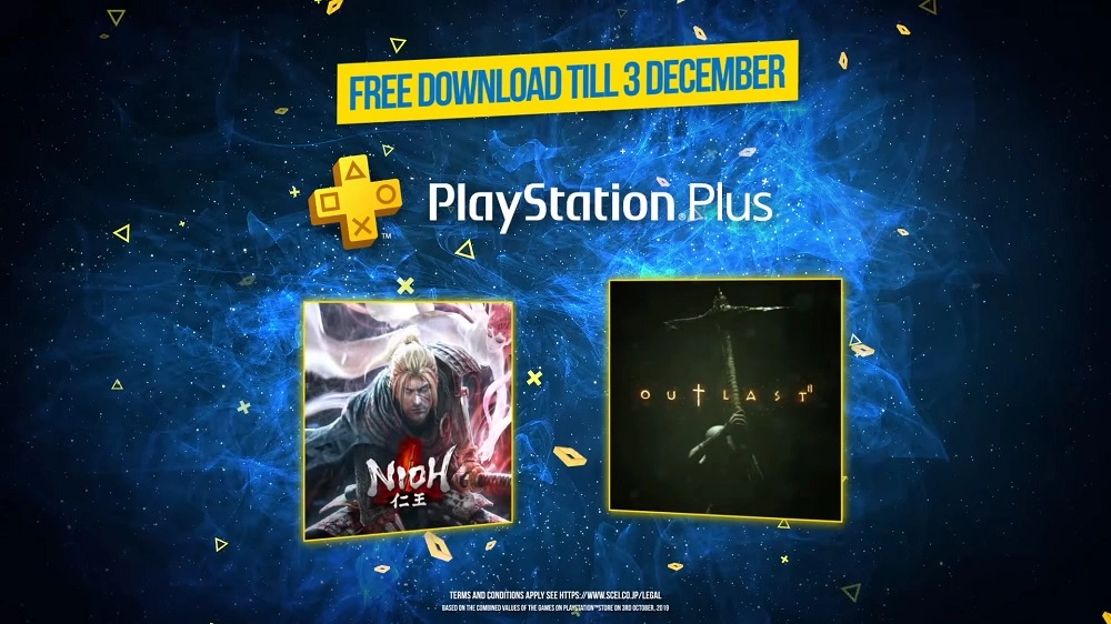 PlayStation Plus Free Games For November Are Nioh And Outlast 2