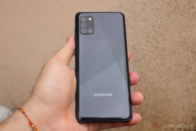 camera of samsung a31