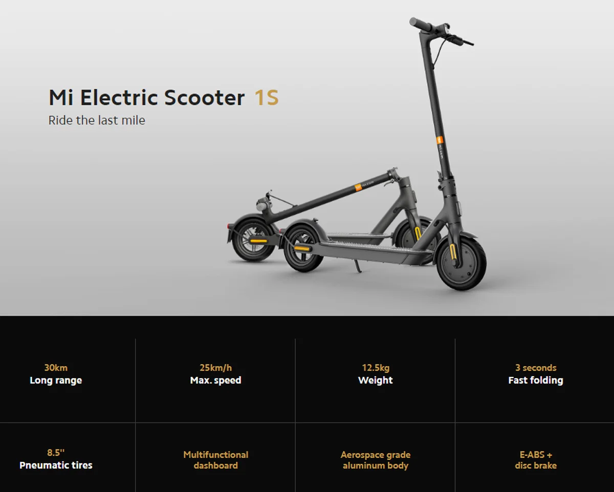Xiaomi Mi Electric Scooter Pro 2 Mercedes AMG Edition