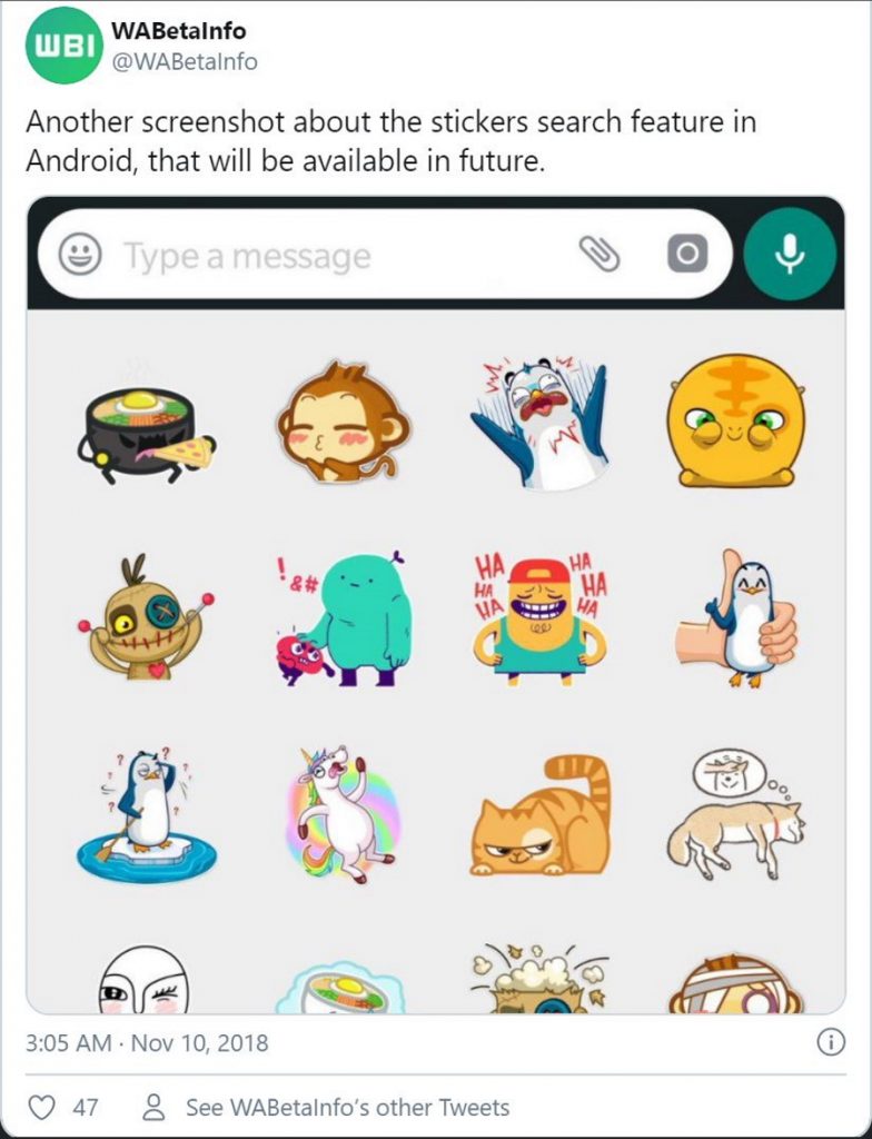 WhatsApp Adds Sticker Search Feature In Latest Beta Update - Lowyat.NET