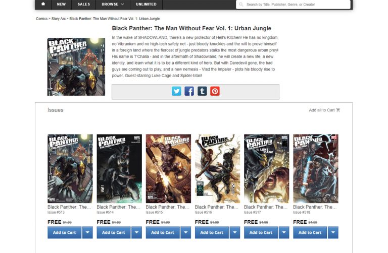 comixology black panther