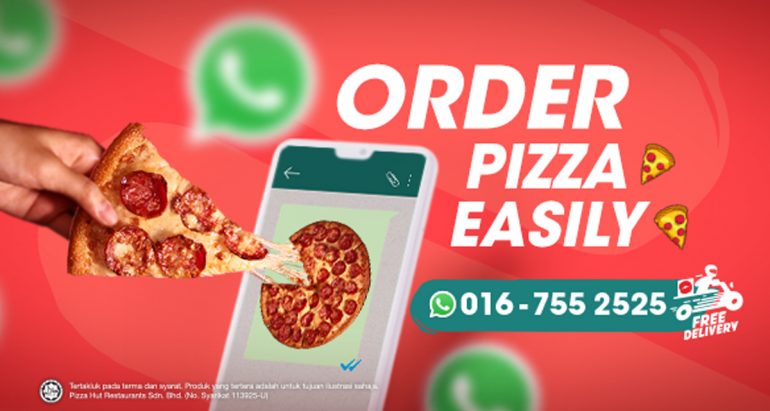Pizza Hut Delivery And SelfCollect Services Now Available Via WhatsApp
