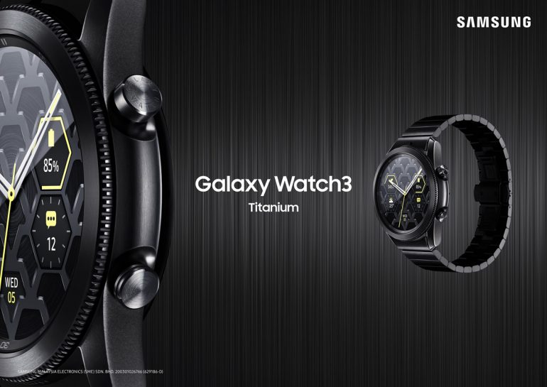 galaxy watch 3 titanium band