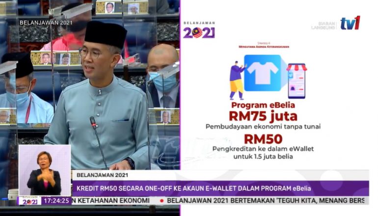 Belanjawan 2021 Government To Provide Free Rm 50 E Wallet Credit For Youth Through Ebelia Lowyat Net